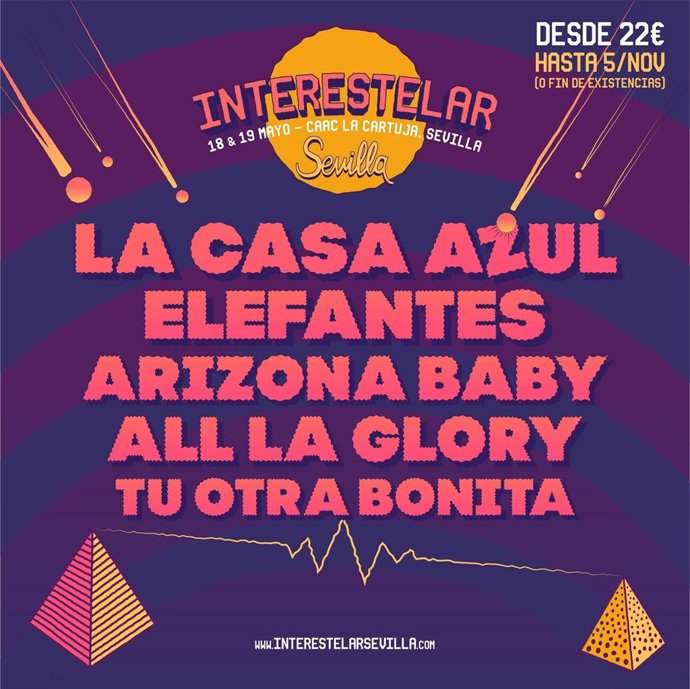 Primeras confirmaciones de Interestelar Sevilla 2018