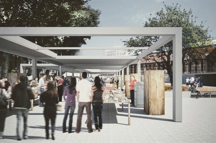 Projecte de pacifiació dels voltants del Mercat de Sant Antoni