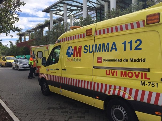 Atención del Summa en el accidente laboral