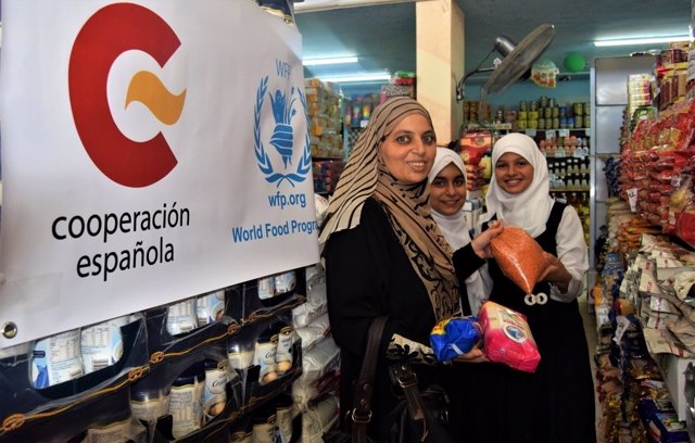 El PMA y España proporcionan asistencia nutricional en Gaza