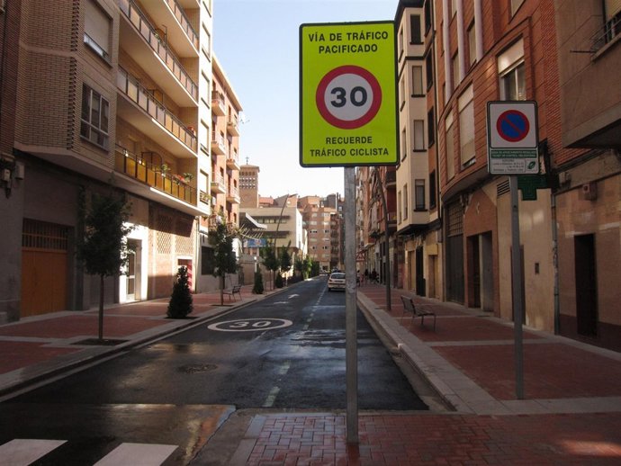 Imagen de la primera fase de la calle remodelada