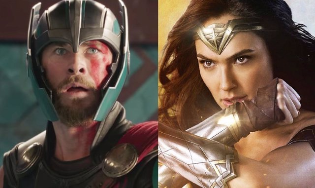 Thor y Wonder Woman