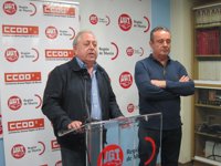 CCOO y UGT esperan que Aena dé "estabilidad" al aeropuerto de Corvera y piden garantizar los empleados de San Javier