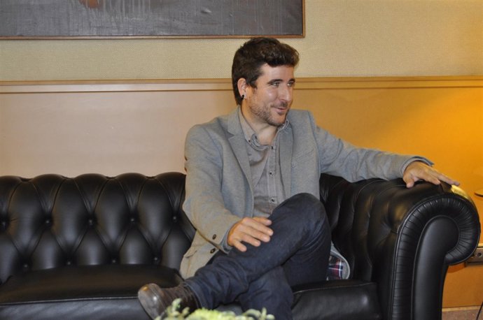 El secretario general de Podemos Aragón, Nacho Escartín. 