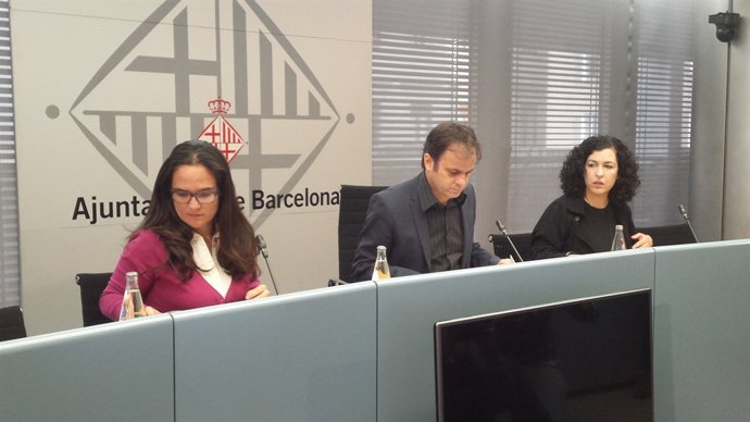 Jaume Asens, Aida Guillin, Irene Santiago
