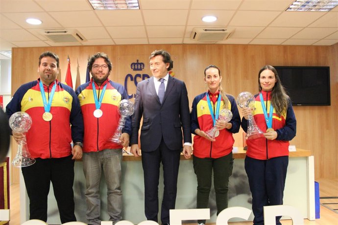 Bailón, Fernández, Gálvez, Martínez y José Ramón Lete 