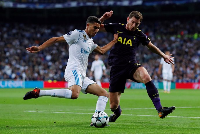 Real Madrid Tottenham Achraf Hakimi Jan Vertonghen