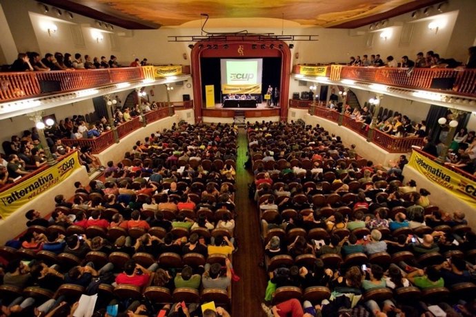 Una edició anterior de l'assemblea nacional de la CUP