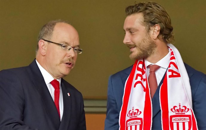 Alberto de Mónaco y su sobrino, Pierre