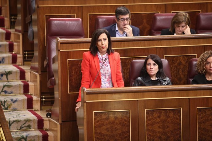Margarita Robles a la sessió de control del Govern al Congrés