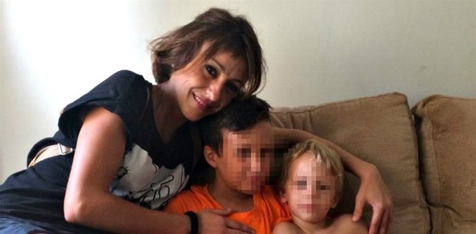 Juana Rivas amb els seus fills fa uns mesos