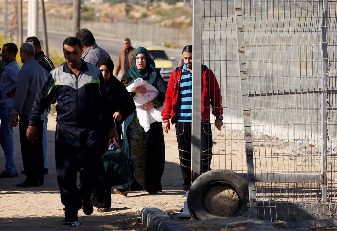 Paso de Erez, entre Israel y la Franja de Gaza