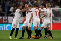 El Sevilla endereza la 'Champions'