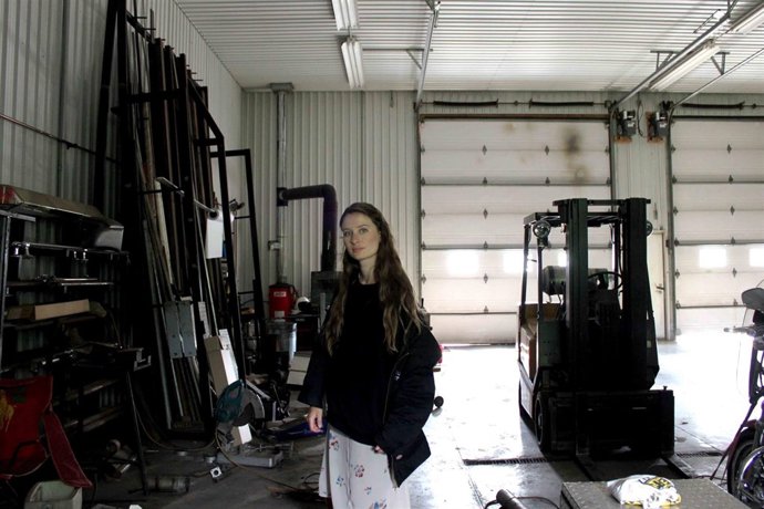 La artista canadiense Kara-Lis-Coverdale