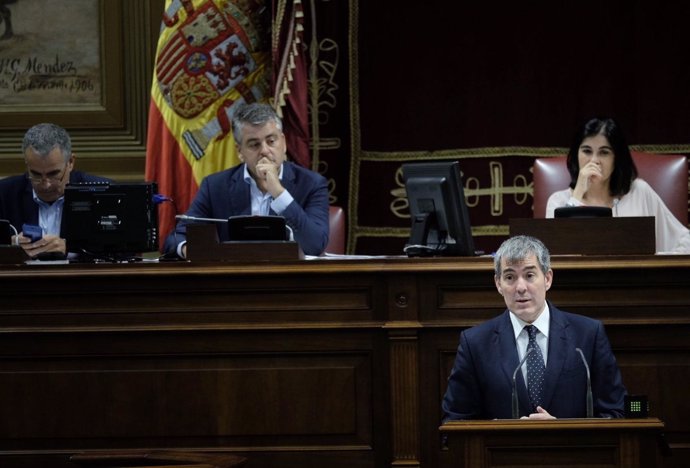 El presidente del Gobierno de Canarias, Fernando Clavijo