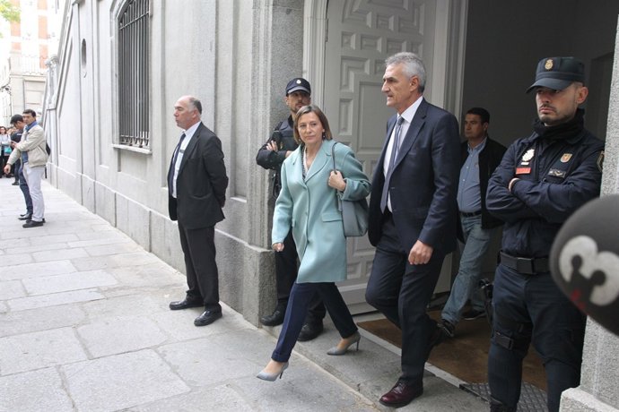 Forcadell surt del Tribunal Suprem