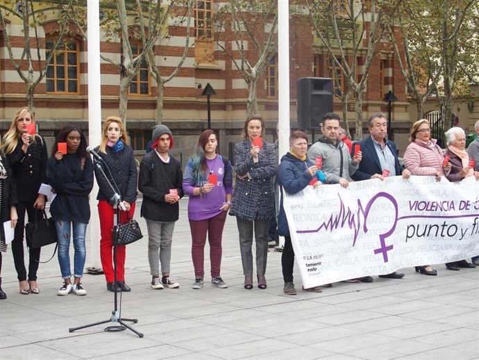Concentración contra la violencia machista