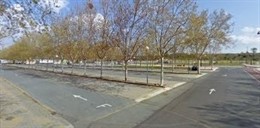 Aparcamiento de Las Norias que se va a reformar