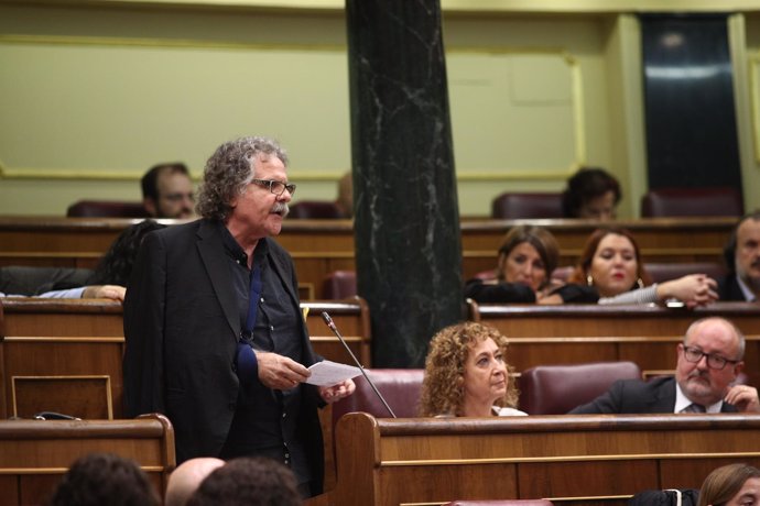 Joan Tarda en la sesión de control al Gobierno en el Congreso