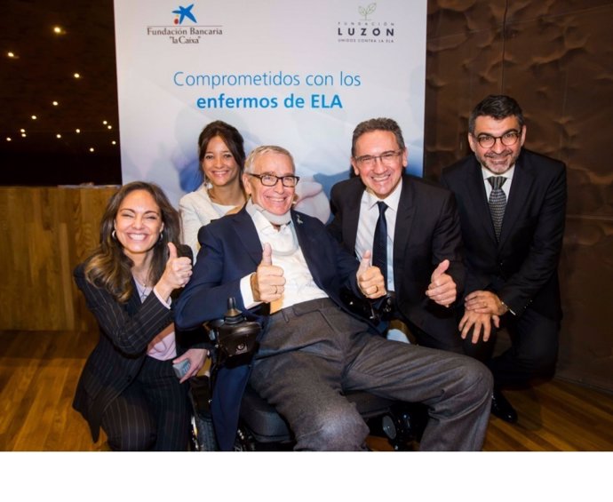 Presentación acuerdo Fundación La Caixa y Francisco Luzón