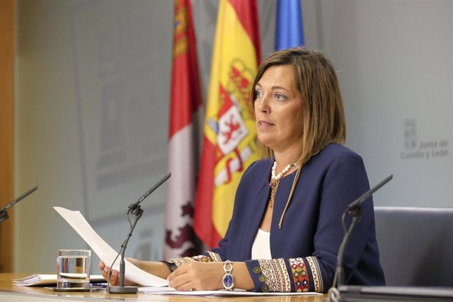 Milagros Marcos tras el Consejo de Gobierno