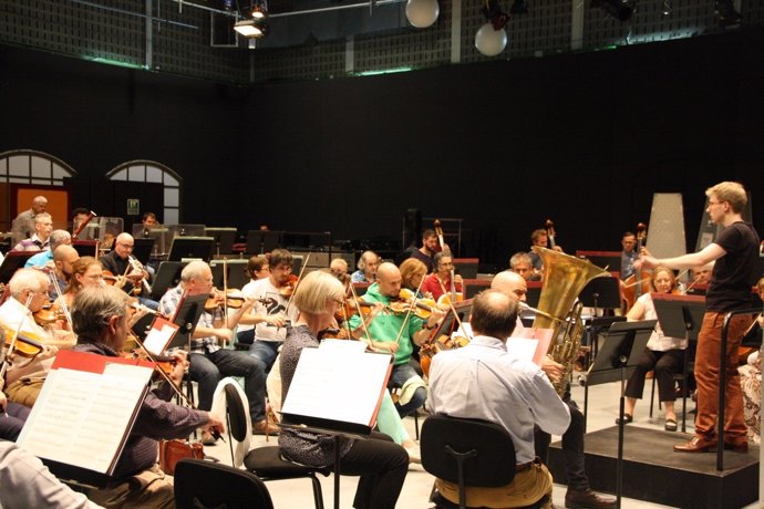 La Orquesta Sinfónica de Baleares bajo la batura de Patrick Hahn