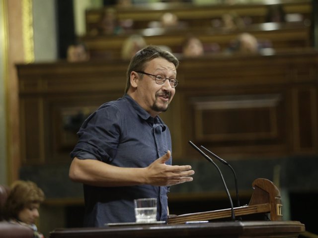 Xavier Domènech, portavoz de En Comú 