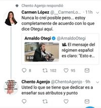 La concejal de Castilleja Carmen López acusa de "misoginia y catalanofobia" al edil del PP del tuit "machista"