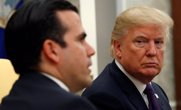 Donald Trump y Ricardo Rosselló