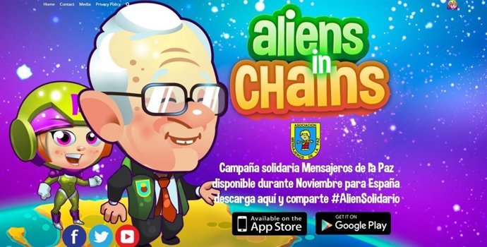 El padre Ángel, personaje de un videojuego para recaudar fondos