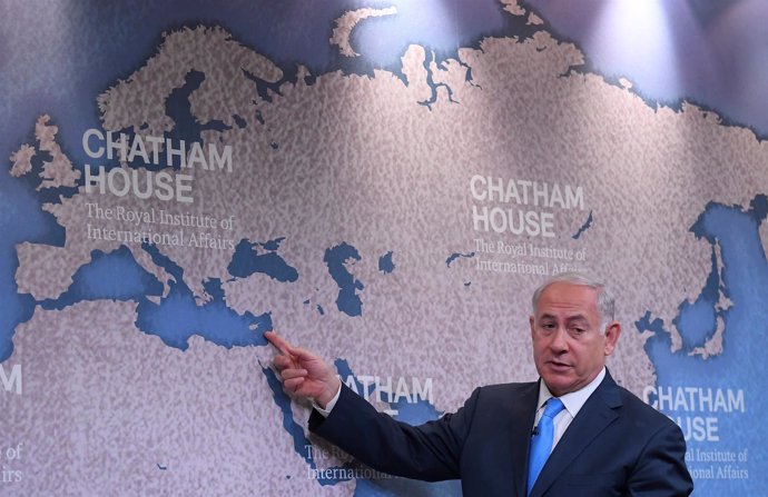 Benjamin Netanyahu en Chatham House (Londres)