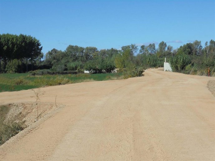 La CHE ha acometido dos actuaciones en las motas de Boquiñeni