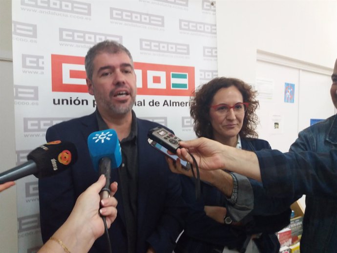 Sordo, en declaraciones a los medios en Almería