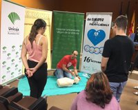 Más de medio millar de personas aprenden técnicas básicas de reanimación en el Hospital Virgen de la Victoria de Málaga