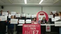 Sindicatos y comités de empresa anuncian una manifestación contra el TAV el próximo 11 de noviembre en Pamplona