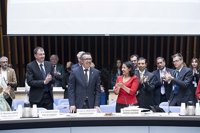 La OMS celebra una reunión interna para renovar su compromiso de mejorar la salud de la población