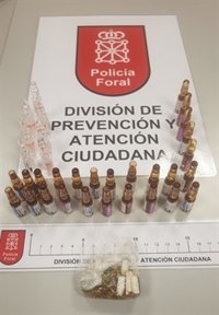 La Policía Foral detiene a una trabajadora del CHN por un presunto delito contra la salud pública