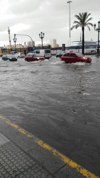 Las fuertes lluvias provocan más de 60 incidencias en la provincia de Cádiz