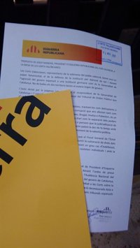 Esquerra Republicana pide "valentía política" en las Corts con una condena al encarcelamiento de los exconsellers