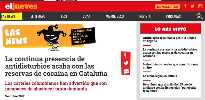 Portada de El Jueves