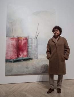 La artista sevillana Carmen Laffón, en Granada