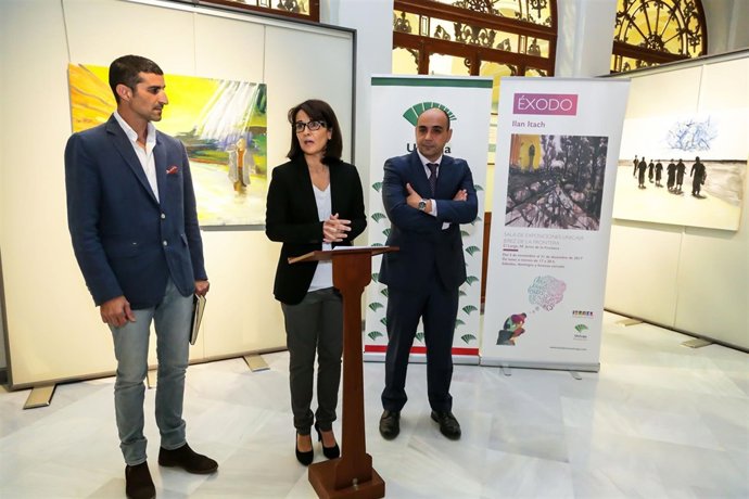 Ianuguración exposición en Fundación Unicaja de Ilan Itach