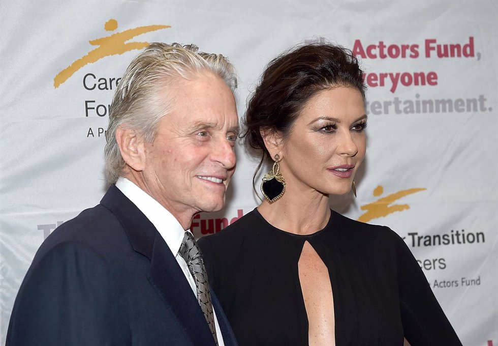 Catherine Zeta-Jones y Michael Douglas