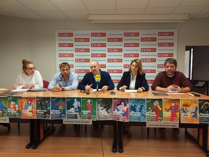 CCOO ha presentado en Aragón la campaña 'Precarity War'