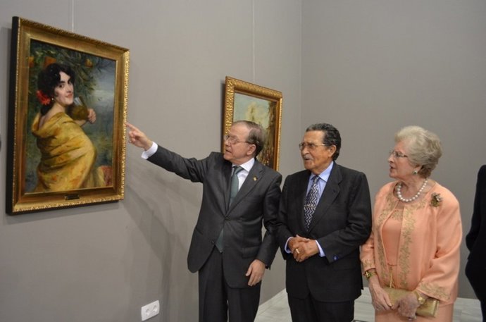 El presidente del Ateneo, Alberto Máximo Pérez Calero, y Mariano Bellver