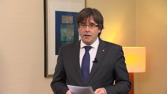 El presidente cesado Carles Puigdemont