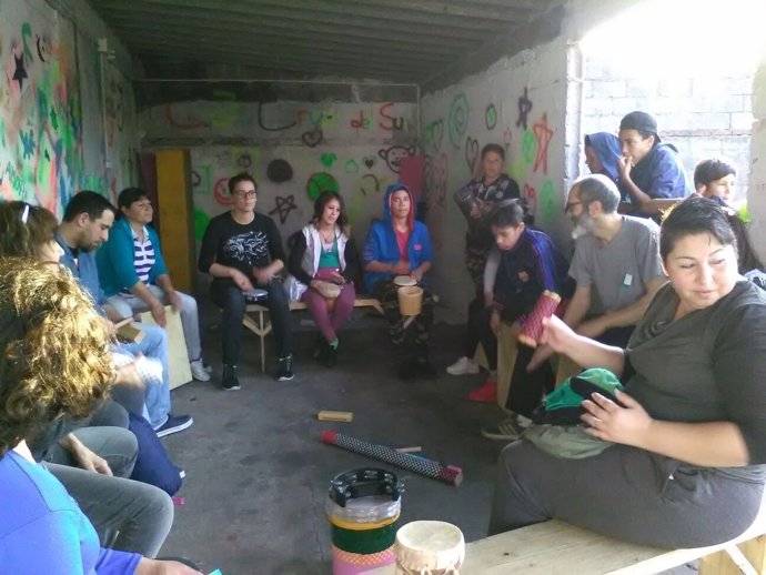 Centro de encuentro juvenil Cruz del Sur en Montevideo (Uruguay)