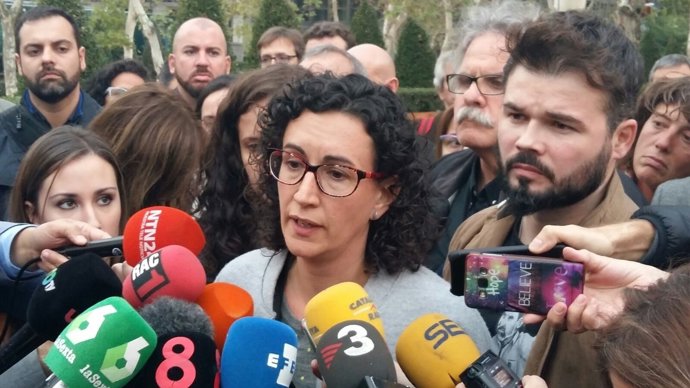 La secretària general d'ERC, Marta Rovira. 