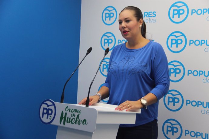 La vicesecretaria de Organización del PP de Huelva, Rocío Moreno.