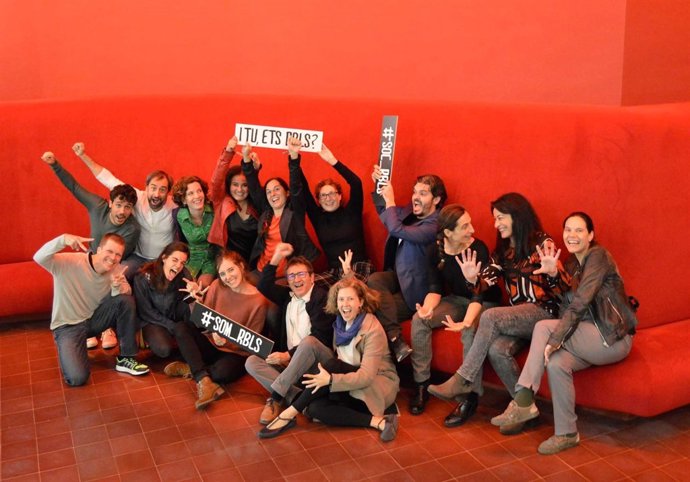 Foto de família del RBLS Festival Teatre Jove